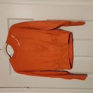 Old Navy Crop sweatshirt  - salmon pink color